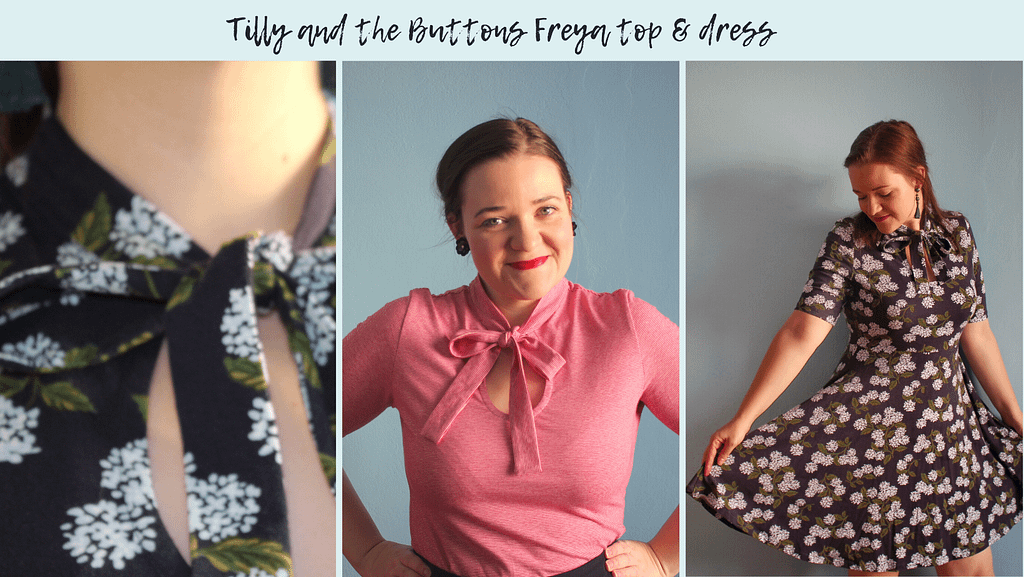 Tilly and the Buttons Freya top and dress variations